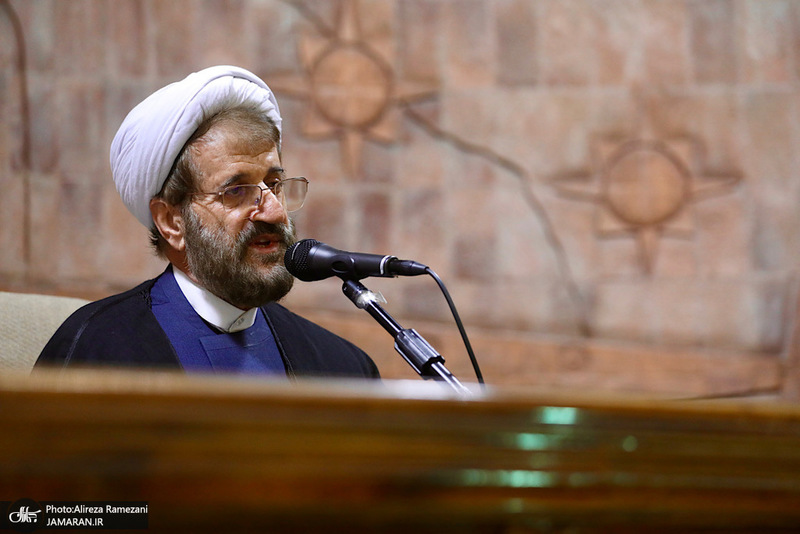 مراسم ختم همسر آيت الله راستی کاشانی