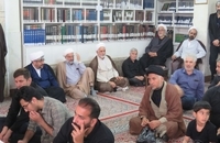 مراسم روز شهادت امام محمد باقر (ع) در دفتر آیت‌الله‌العظمی صانعی (6)