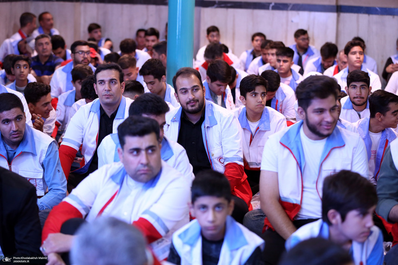 تجدید میثاق جوانان هلال احمر با آرمان‌های امام راحل
