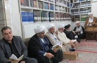 مراسم احیای شب بیست و یکم ماه رمضان در دفتر حضرت آیت الله العظمی صانعی + تصاویر