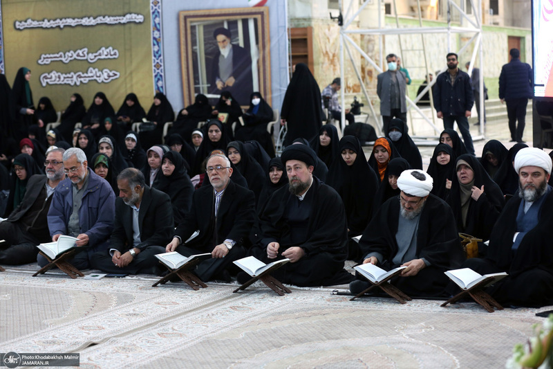 آیین افتتاحیه مرکز فعالیت‌های قرآنی در حرم مطهر حضرت امام خمینی (س)