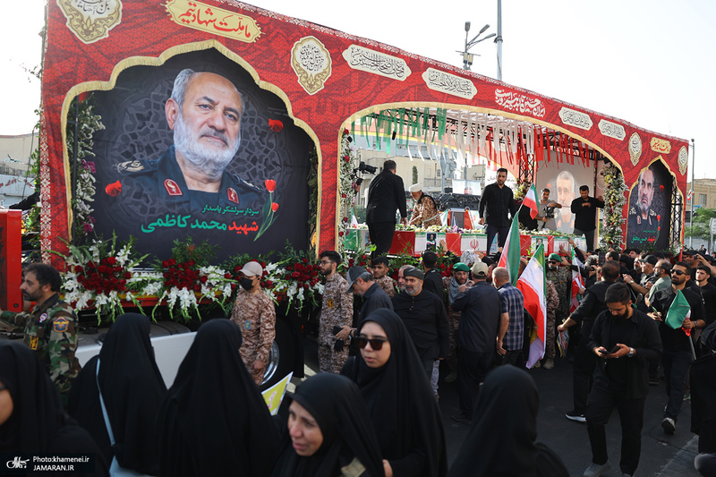 مراسم تشییع شهدای جنگ تحمیلی رژیم صهیونیستی در تهران-4