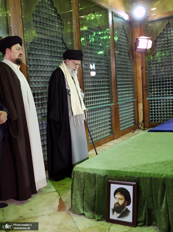 حضور رهبر معظم انقلاب در مرقد مطهر امام خمینی(س) و گلزار شهیدان