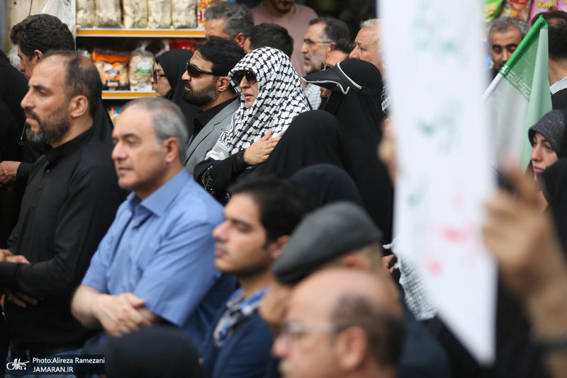 مراسم تشییع شهدای جنگ تحمیلی رژیم صهیونیستی در تهران-2