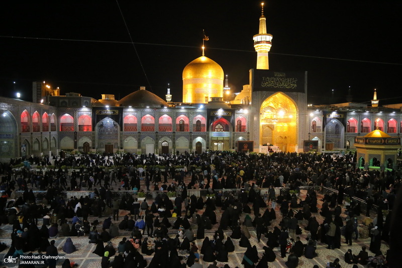 شب شهادت امام رضا(ع) در مشهد مقدس