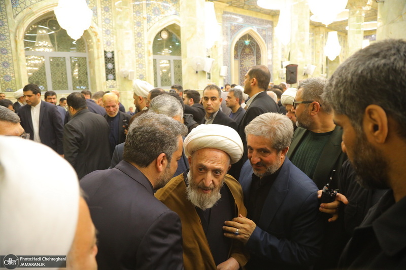 مراسم بزرگداشت شهیدان «علی رازینی» و «محمد مقیسه» در مسجد اعظم قم‎