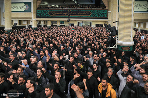 مراسم عزاداری شب شهادت حضرت زهرا (س) در حسینیه امام خمینی(ره)