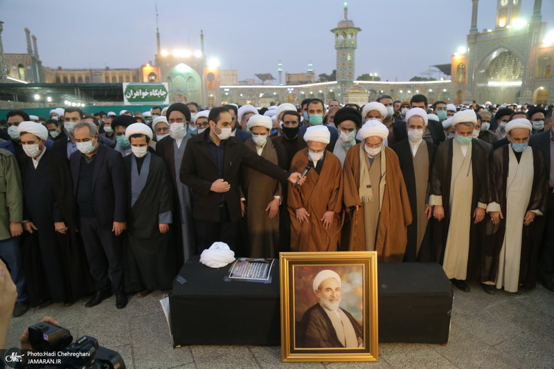 مراسم تشییع و خاکسپاری پیکر مرحوم آیت الله یزدی(ره)