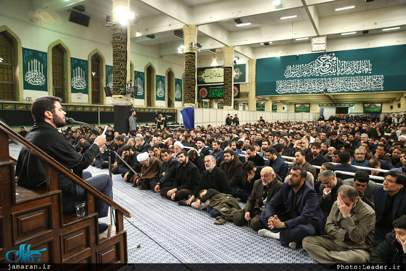 مراسم عزاداری شام شهادت حضرت فاطمه زهرا (س) در حسینیه امام خمینی