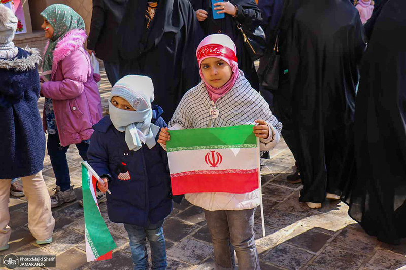 راهپیمایی باشکوه 22 بهمن در خمین