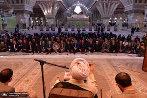 تجدید میثاق مدیران و کارکنان سازمان نهضت سواد آموزی با آرمان های حضرت امام(س)