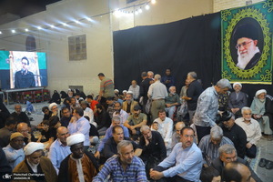 مراسم چهلمین روز تدفین رهبر شهید در دفتر آیت الله العظمی سیستانی در قم