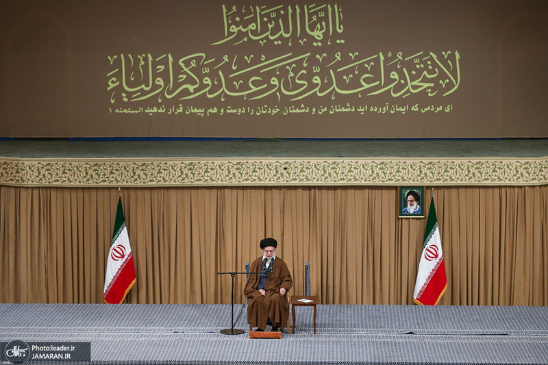 دیدار دانش‌آموزان و دانشجویان با رهبر معظم انقلاب