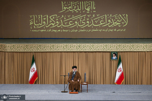 دیدار دانش‌آموزان و دانشجویان با رهبر معظم انقلاب