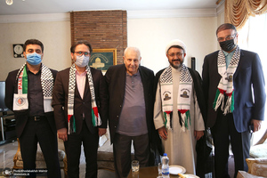 دیدار سرپرست موسسه تنظیم و نشر آثار امام خمینی(س) با سفیر فلسطین در تهران/ صلاح زواوی