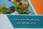 کتاب ویژگی ریخت شناسی انجیر ایرانی منتشر شد