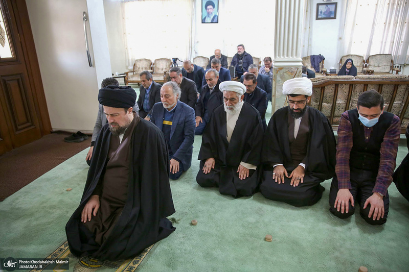 دیدار اعضای شورای مرکزی حزب اعتماد ملی با سید حسن خمینی