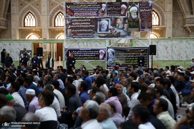 مراسم بزرگداشت ارتحال آیت الله العظمی محقق کابلی در حرم امام خمینی (س)