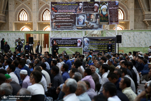 مراسم بزرگداشت ارتحال آیت الله العظمی محقق کابلی در حرم امام خمینی (س)