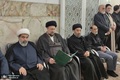 مراسم تشییع همسر مرحوم آیت الله سید حسن طاهری خرم آبادی برگزار شد 