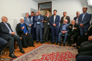 دیدار نوروزی سیاسیون با حسن روحانی