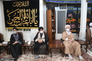 مراسم شهادت امام حسن مجتبی(ع) در بیت آیت الله العظمی فاضل لنکرانی(ره)