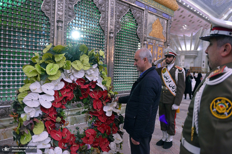 تجدید میثاق مدیران و معاونین شرکت آب و فاضلاب تهران با آرمان حضرت امام خمینی (س)