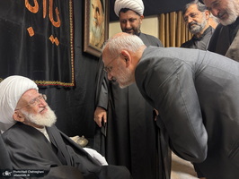 مراسم عزاداری روز تاسوعای حسینی در بیوت مراجع و علماء‎