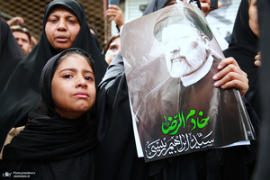 مراسم تشییع پیکر رئیس جمهور شهید در مشهد