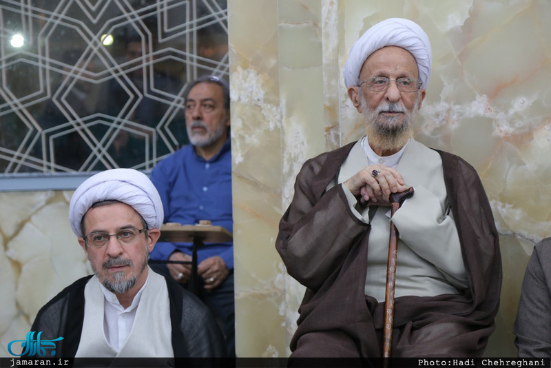مراسم بزرگداشت هفتمین روز ارتحال مرحوم حجت‌الاسلام و المسلمین احمد احمدی در مسجد اعظم قم