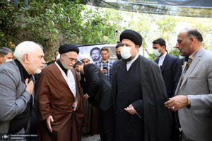 مراسم تشییع پیکر حجت الاسلام و المسلمین سید محمود دعایی از موسسه اطلاعات