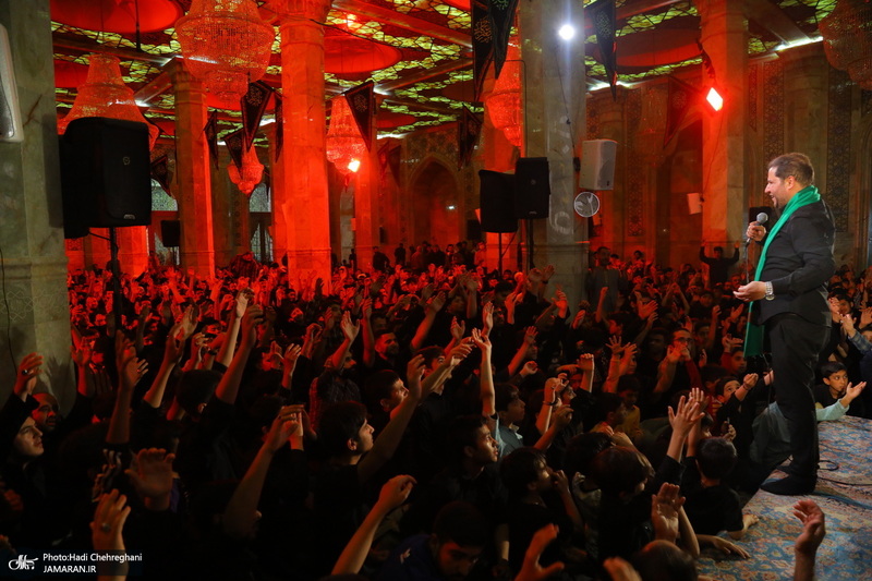 مراسم عزاداری سالروز شهادت امام جعفر صادق (ع) در مسجد اعظم قم