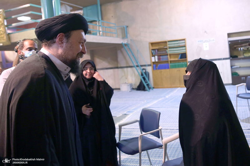 دیدار جمعی از جانبازان واقعه هفتم تیر با سید حسن خمینی