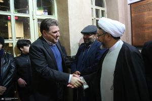 مراسم سالگرد رحلت آیت‌الله سید محمد موسوی بجنوردی در حسینیه جماران  -2