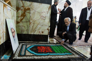 بزرگداشت چهارمین سالگرد ارتحال آیت الله مهدوی کنی(ره) در حرم حضرت عبدالعظیم حسنی