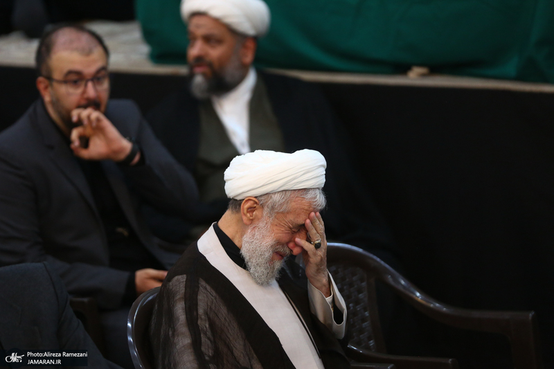 مراسم خاکسپاری شهید حسین امیرعبداللهیان در حرم حضرت عبدالعظیم حسنی (ع)