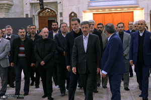 تجدید میثاق رئیس، معاونان و کارکنان ستاد فرمان اجرایی حضرت امام با آرمان های بنیانگذار جمهوری اسلامی