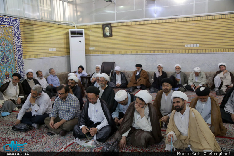 نخستین جلسه درس آیت الله العظمی صانعی در سال جدید تحصیلی 