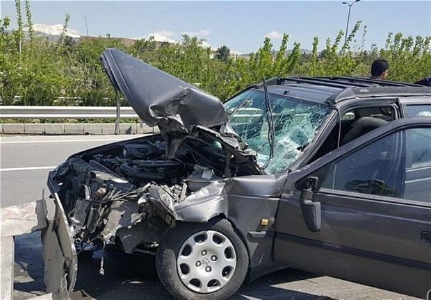 برخورد پژو با اتوبوس در چرداول حادثه آفرید