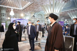 اختتامیه اولین جشنواره فرهنگی و هنری دختران در حرم امام(س)