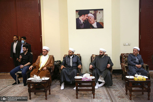 دیدارجمعی از علمای اهل سنت کشور سوریه با سید حسن خمینی