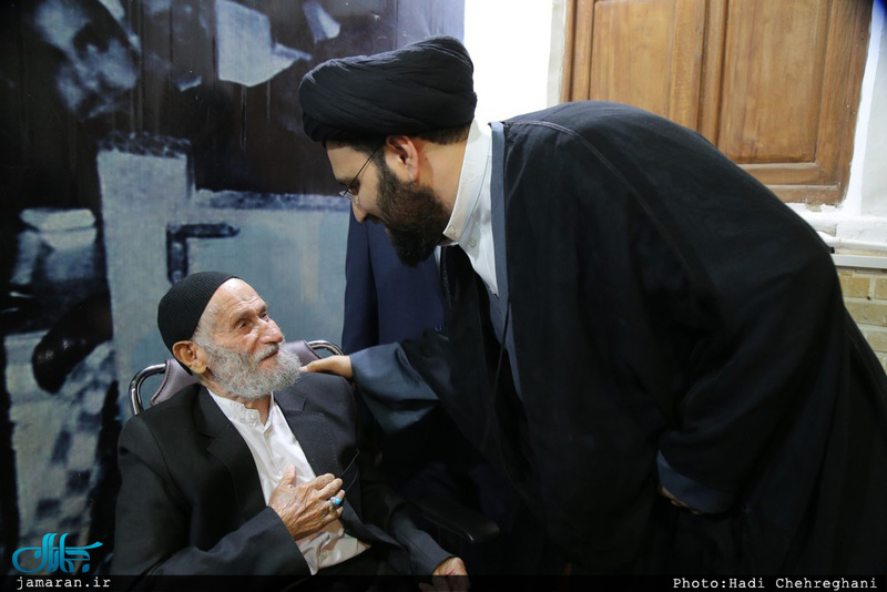 مراسم بزرگداشت حاج عیسی جعفری در بیت حضرت امام(س) در قم