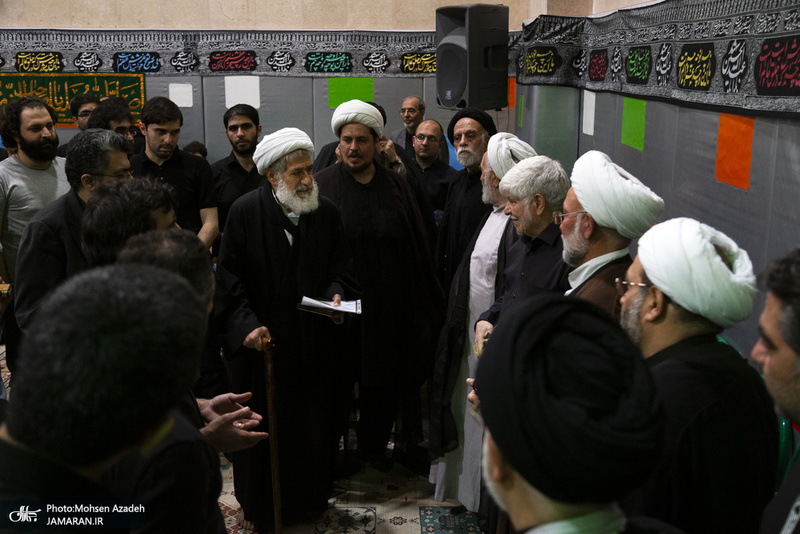 مراسم احیای شب بیست و یکم ماه در محضر استاد امجد