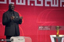 عکس| لحظه ای که شکیل اونیل نام ایران را در قرعه کشی جام جهانی درآورد