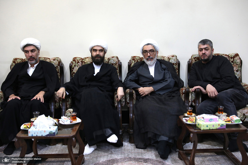 مراسم تشییع و تدفین همسر آیت الله موسوی بجنوردی (ره) در حرم امام خمینی (س)-3