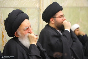 مراسم عزاداری سالروز شهادت امام جعفر صادق (ع) در مسجد اعظم قم