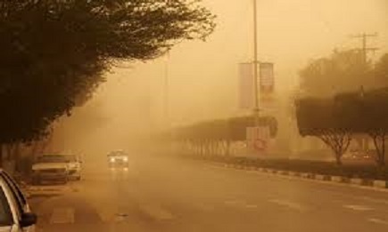 میزان گرد و غبار در اهواز حدود 8.5 برابر حد مجاز اعلام شد