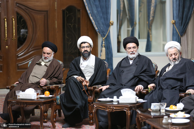 دیدار مجمع روحانیون مبارز و مجمع محققین حوزه علمیه قم با سید حسن خمینی