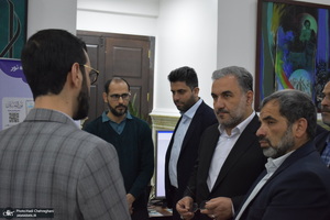 مراسم اختتامیه نمایشگاه قرآن کریم استان قم در مجتمع فرهنگی یادگار امام‎