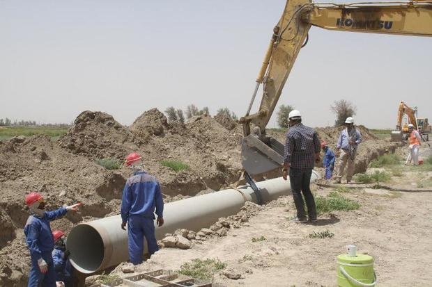 عملیات آبرسانی به سه روستای کبودراهنگ اجرا شد